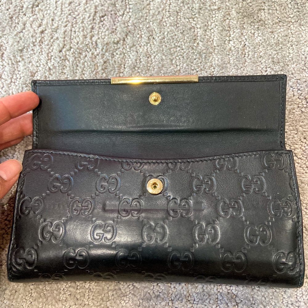 Gucci Guccissima Leather Continental Wallet - Picture 3 of 11